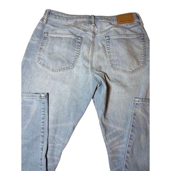 American Eagle mens jeans size 31 x 30 in great condition hole slits in knees - Picture 2 of 10